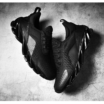 

Men Running shoes Black Breathable Sport sneakers Antumn Winter Jogging Walking Shoes Anti Slip Outdoor Walking Sneakers