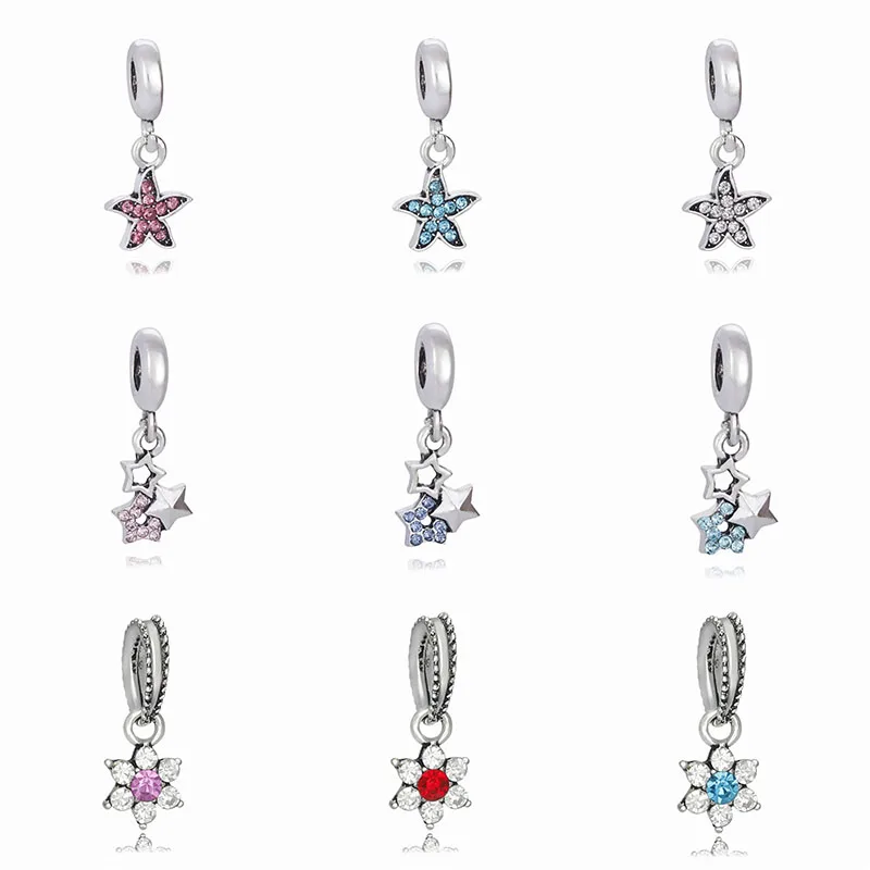 Fit Pandora браслет Regalos Originales Подвески принцесса Bijoux серебряные духи Mujer Esmaltes