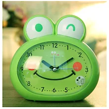 Enfant bureau horloge lumière nuit muet mignon dessin animé Animal Style Table horloge mignon sonneries pour enfants chambre chevet enfant réveil(China)