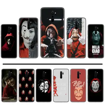 

Paper House Spain TV Money Heist Soft Silicone cool Luxury Phone Cover For Xiaomi Redmi Note 4 4x 5 6 7 8 pro S2 PLUS 6A PRO