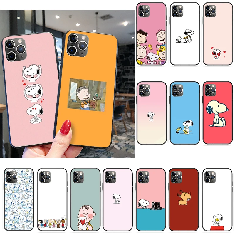 

For iPhone 11 PEANUTS Puppy Dog Phone Case cover Shell for iPhone 11 pro XS MAX 8 7 6 6S Plus X 5 5S SE XR case For iPhone 11