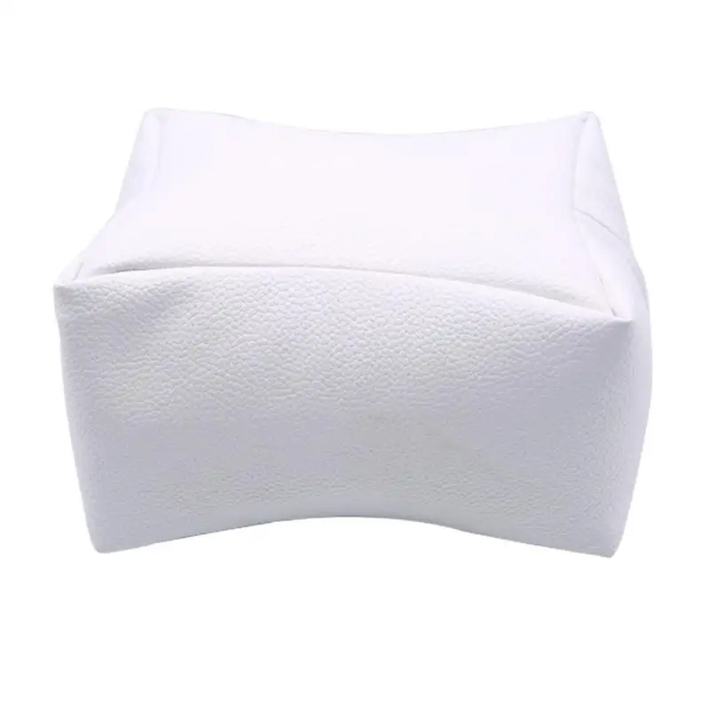 Белый NailPillowNailArtEquipmentHandRestCushionPillowPinkSoftPULeatherFootHandHolderDualUseManicureNailTools - Цвет: Белый