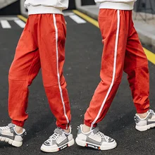 Штаны для мальчиков детские повседневные штаны для мальчиков летняя одежда Брюки-Капри тонкие осенние штаны на весну и осень, на возраст от 3 до 15 лет