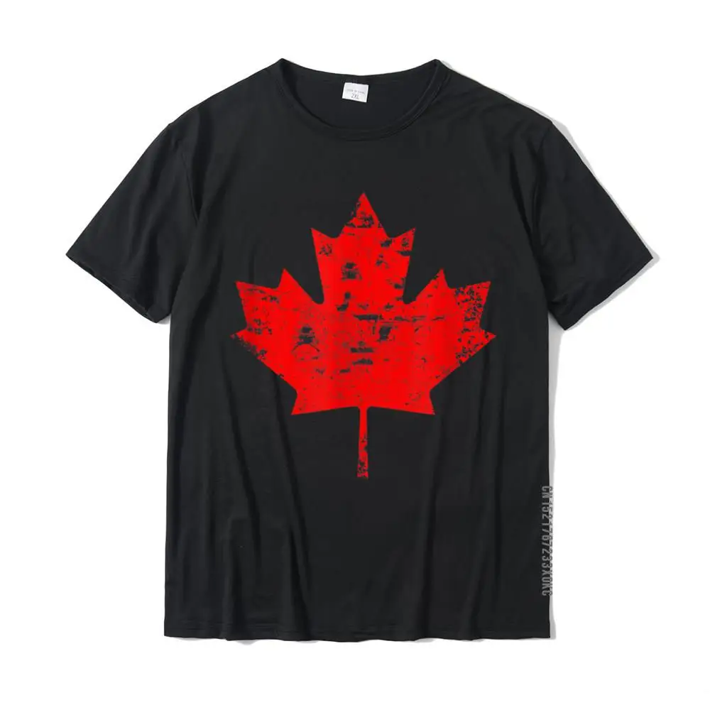 T-Shirt Canada Day. Canada Maple Flag Distressed T-Shirt Coupon Magliette Da Uomo Stampa Top Maglietta Cotone Estate