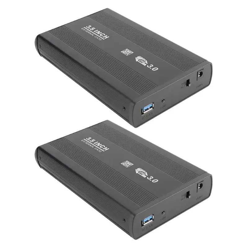 ЕС/США 3,5 дюйма SATA к USB 3,0 высокая скорость внешней HDD жесткий диск чехол для корпуса с Светодиодный индикатор для ноутбука рабочего стола