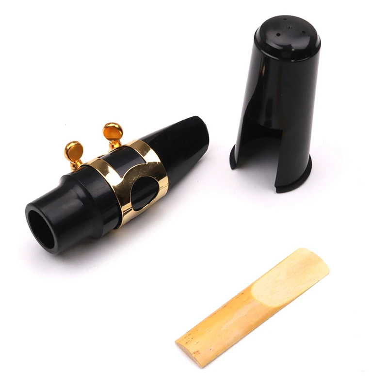 Альт мундштук саксофона комплект с крышкой металлический лигатурный Рид музыкальный инструмент Аксессуары N66