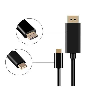 

Thunderbolt 3 USB C DisplayPort Cable 4K 60Hz USB 3.1 Type C to DP Adapter USB to DP Cable