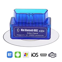 

Mini ELM327 Scanner BT5.0 OBD II Diagnostic Tool Code Reader ELM 327 V2.1 Adapter For Android/Symbian