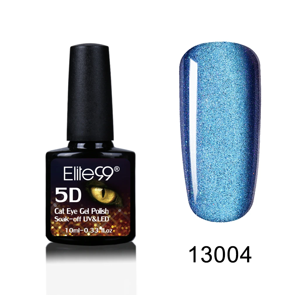 Elite99 дизайн ногтей 5D кошачьи глаза УФ-гель для ногтей Хамелеон Magentic Led гель лак для ногтей нужен магнит палочка Полупостоянный светодиодный гель - Цвет: R-5DHMY13004