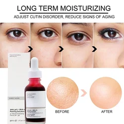 Skin Care Products Peeling Solution Primer Makeup 10-Minute Exfoliating Face Brighten Anti Aging Serum Face Skin Care Serum
