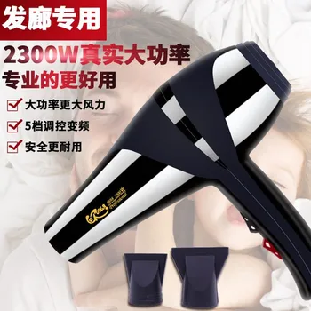 

Barber Shop with Blow Dryer Ultra Large Power 2300w Electric Hair Dryer Blueray Constant Temperature Heating and Cooling Air The