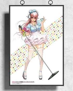 

H002 Super Sonico Animation Wall Sticker Silk Poster Art Home Decoration