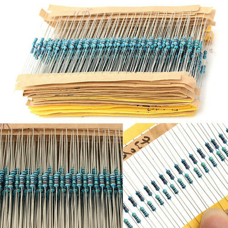 

3120pcs 156 Values Metal Film Water Resistant Resistors Assorted Kit Consumables