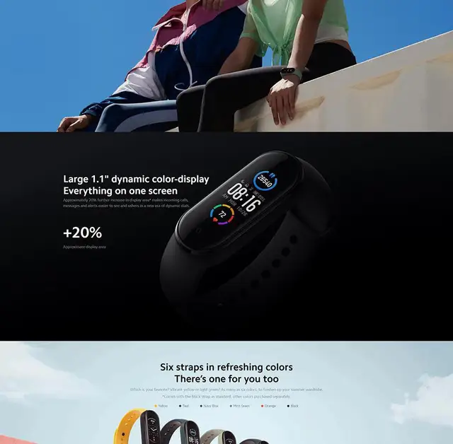 Miband Xiaomi Mi Band Presion Arterial Xiaomi-pulsera Inteligente