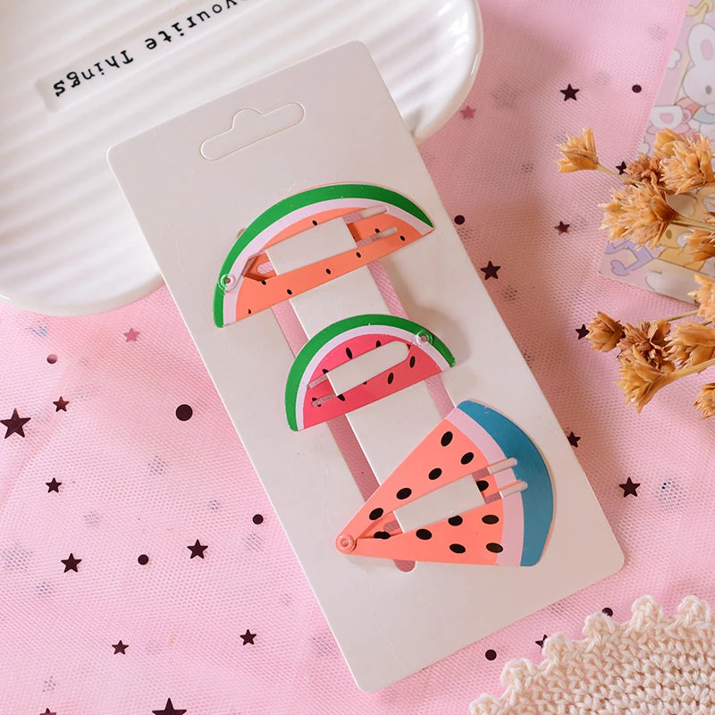 Заколки для волос Детские в виде фруктов ананасов 3 шт./компл. | Детская одежда и