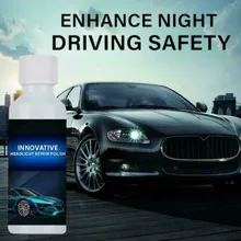 

50ml Car Headlight Repair Fluid, Car Light Plating Crystal Refurbishment Repair Agent Lamp Renovation Agent Cleaning