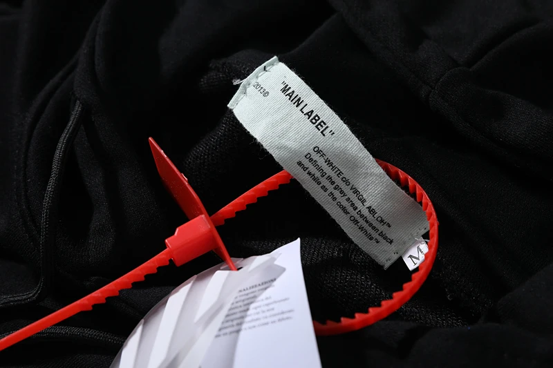 3D эскиз стрелы 18FW Off-White OW мужские/женские модели влюбленных Осень Зима Повседневная хлопковая толстовка худи свободный жакет с капюшоном