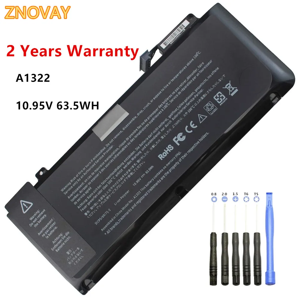Аккумулятор для ноутбука 10 95 в 63.5WH A1322 A1278 Apple 2009 2010 2011 2012 MacBook Pro 13 дюймов подходит