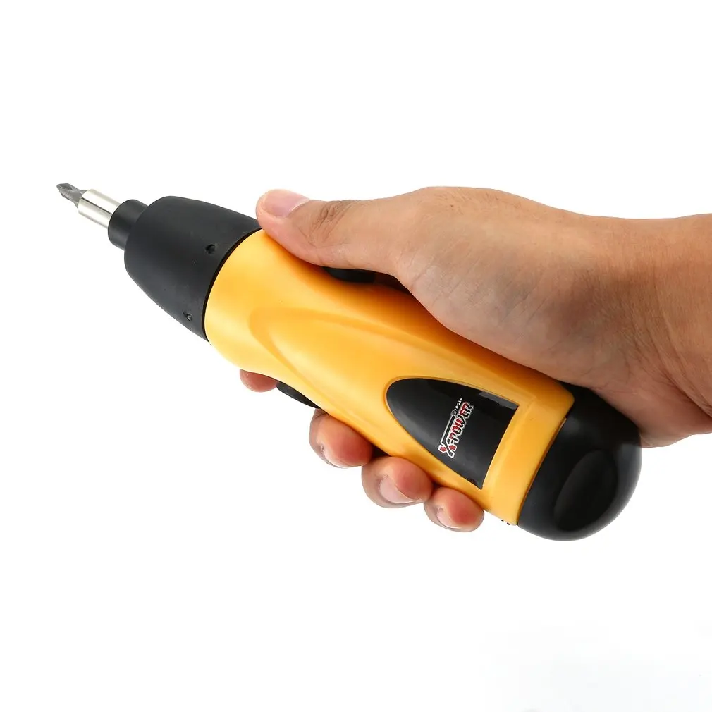 X-Power 6V Cordless Electric Screwdriver Drill Bit Kit Set Household DIY Screw Power Driver Sleeve Tool Set