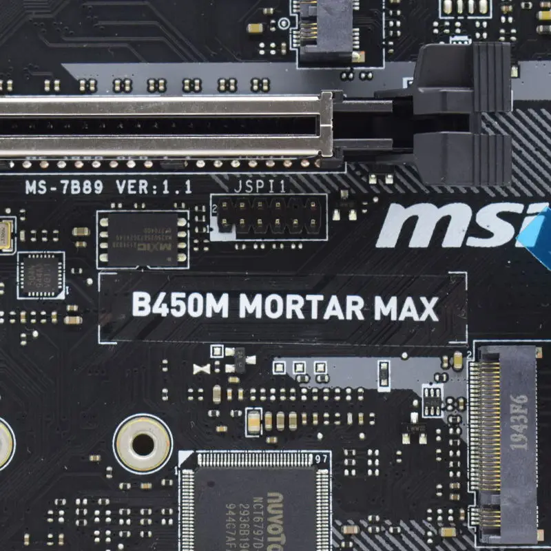 MSI B450M mortero MAX AMD B450 B450M Am4 Gaming PC placa base ddr4 64G M.2 kit ryzen 5 3600 5600x CPU PCI-E 3,0x16 HDMI USB3.2 - Imagen 3