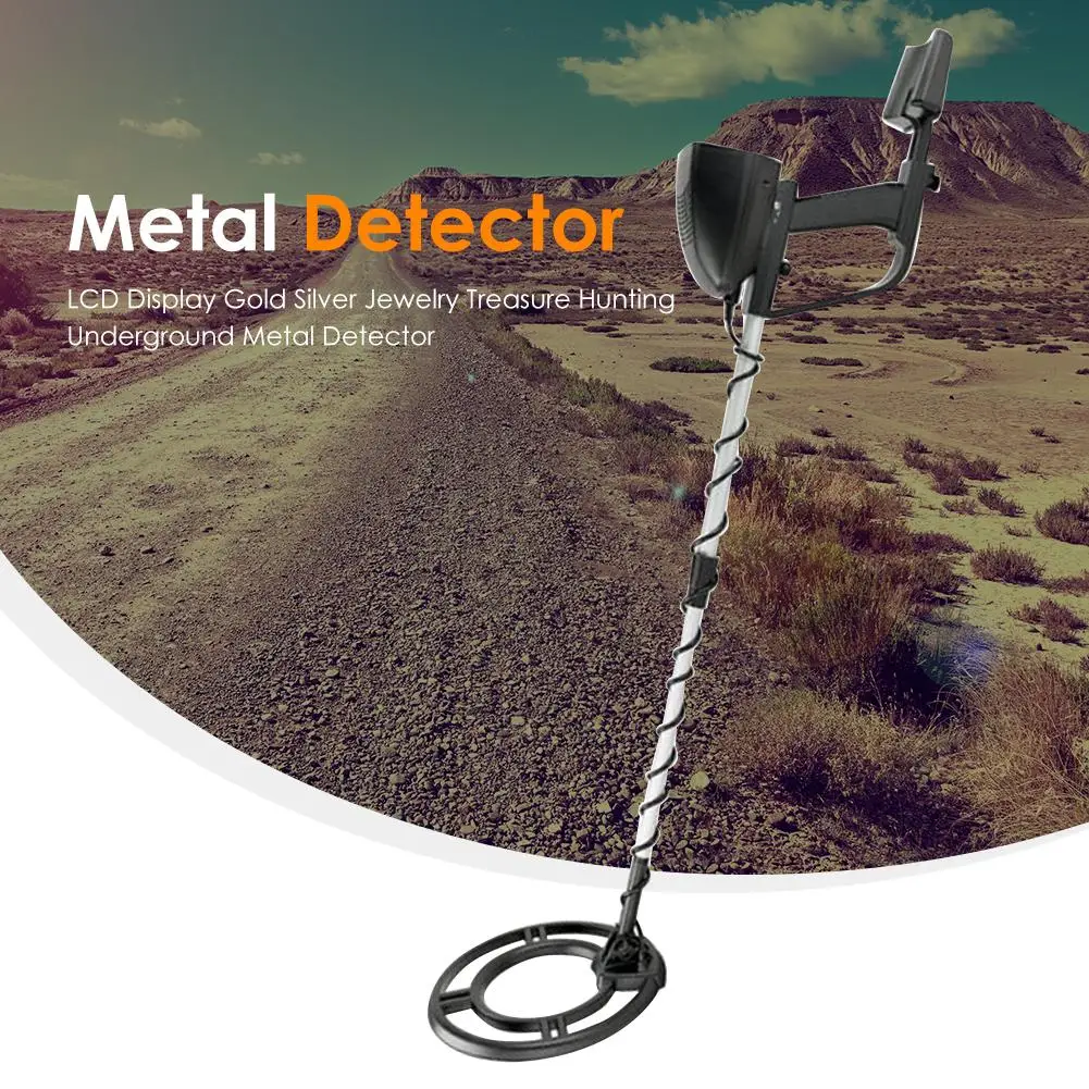 

LCD Display Gold Metal Detector Tritone Audio Discrimination Security Check Silver Jewelry Treasure Hunting Tool Underground