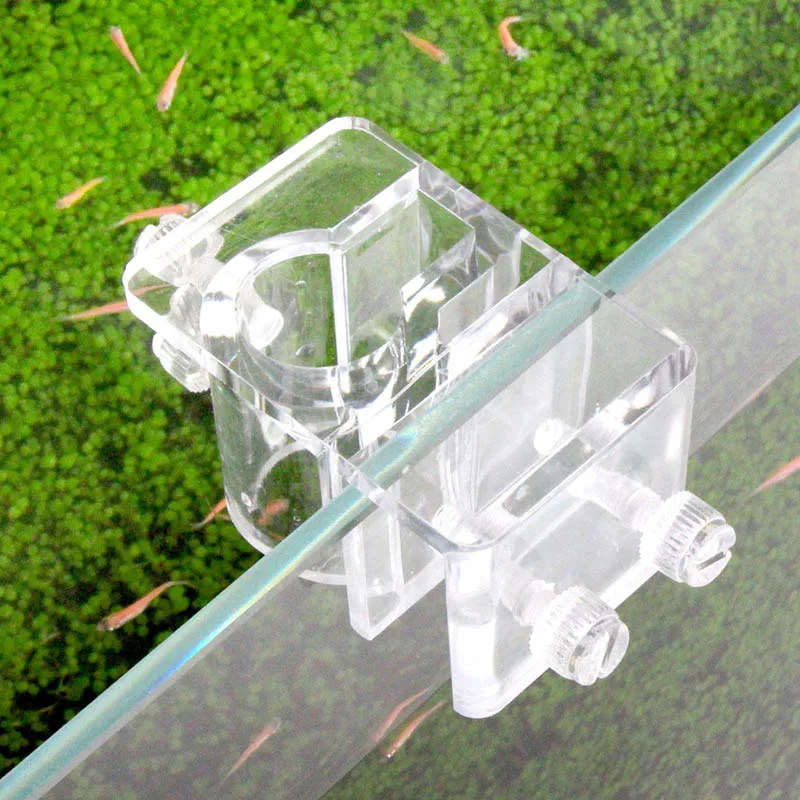 

6x4x3.4cm Tube Pipe Holder Fix Glass Filter Accessory Support Landscape Aquarium Fish Tank Lily Fish Aquatic Supply