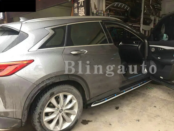 Боковой Шаг подходит для I nfitini JX35 QX60 2013- 2 шт. Левая Правая Беговая доска боковые шаги nerf бар Автомобильная педаль боковые лестницы