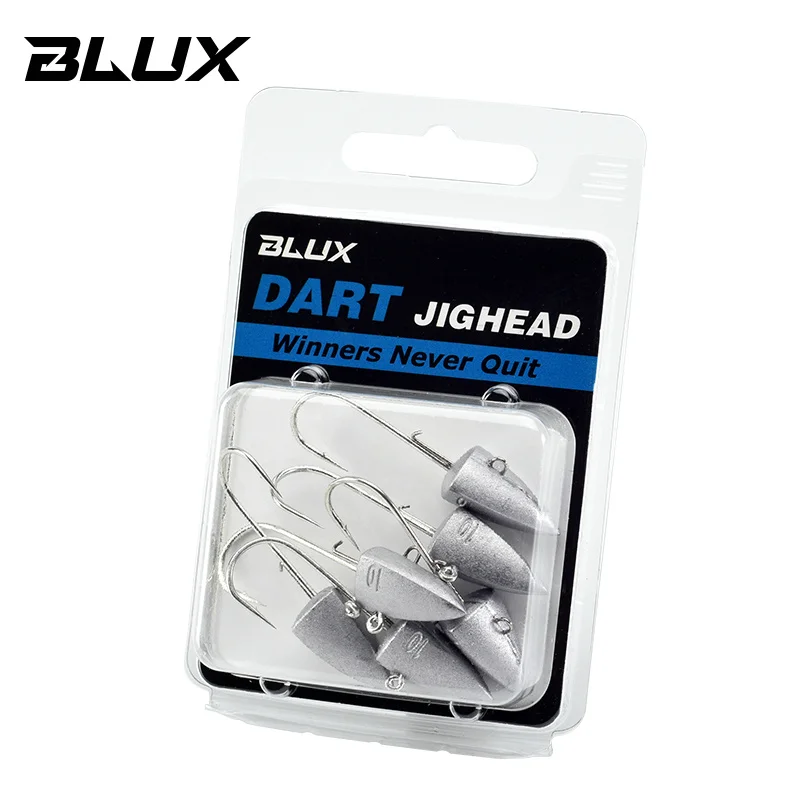 BLUX Szökellés jighead fishhooks 3.5g 5g 7g 10g 14g Kukac horgászni Becsal Horog Lágy Becsal Tokmány fejét Mesterséges Csali horgászni Derékon kap