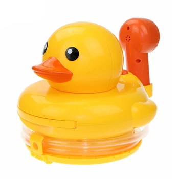

Bath Shower Toy Duck Spray Sprinkler with Water Pumping System Kids Water Tub Bathroom Playing Toy Kids Early Educational