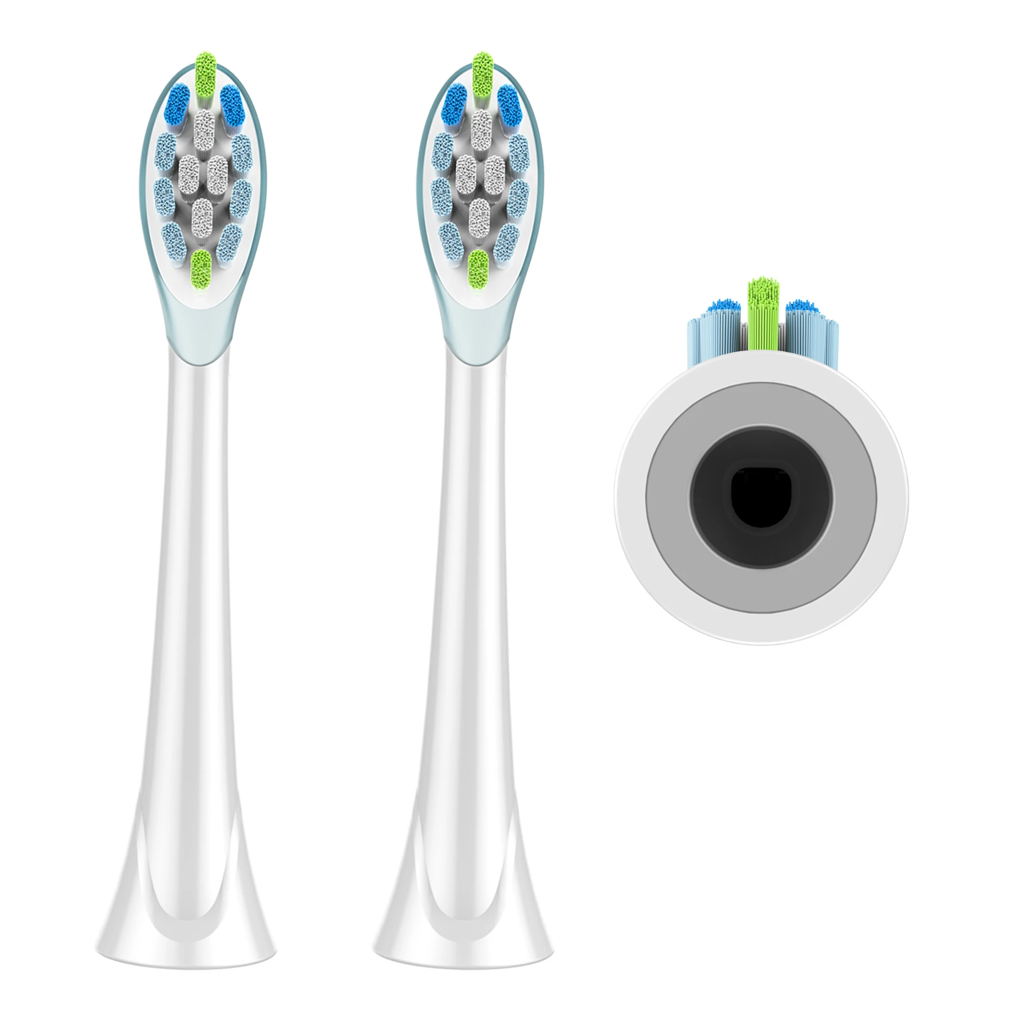 4 насадки для зубной щетки с мягкой резиновой насадкой для зубной щетки Philips Sonicare, подходят для зубной щетки DiamondClean 2 серии 3 серии HX9312 HX6211