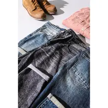 SIMWOOD 2020 New Jeans Men Classical Jean High Quality Straight Leg Male Casual Pants Plus Size Cotton Denim Trousers  180348