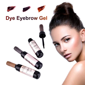 

Eye Makeup Red Wine Tattoo Brow Gel Waterproof Peel Off Eye Brow Tattoo Long-lasting Dye Eyebrow Gel Cream Mascara Cosmetics