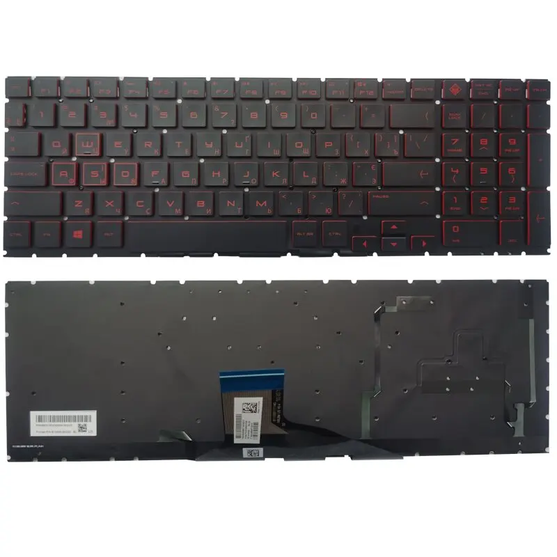 

New Backlit Russian Keyboard For HP OMEN 15-DH 15-DC TPN-C144 Q211 C143 15 DC DC0003la DC005TX DC0004TX TPN-Q211 With Backlight