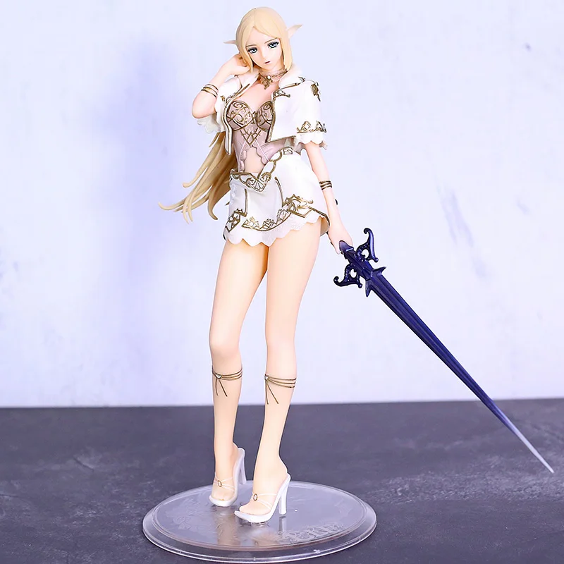 Lineage 2 Elf 1/7 Масштаб ПВХ фигурка Коллекционная модель игрушки