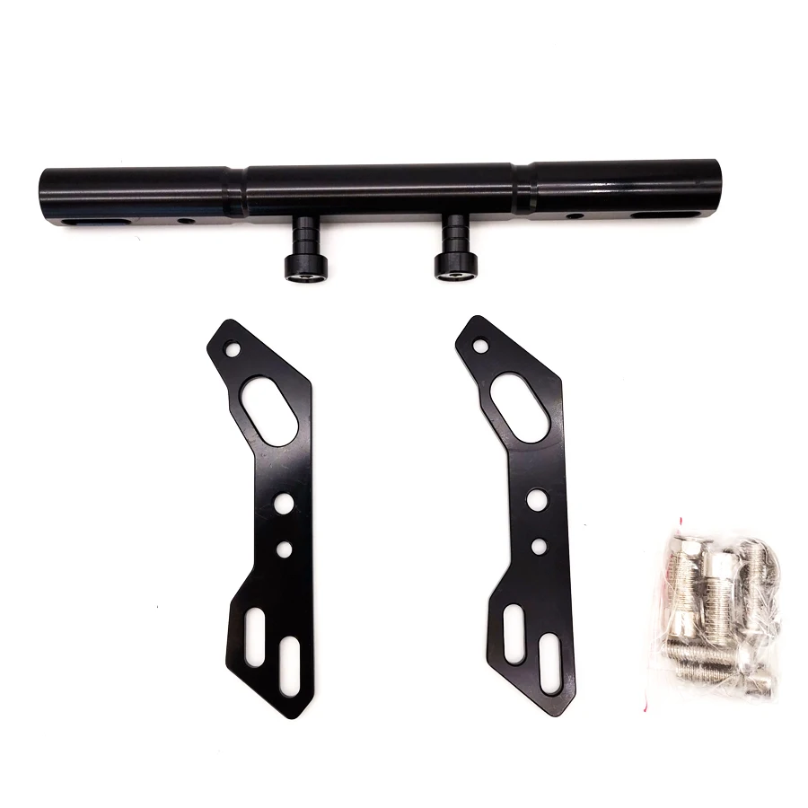 Universal Motorcycle Balancebar Modification Strengthen Crossbar Aluminum Alloy Handlebar Reinforcement Rod with Screws