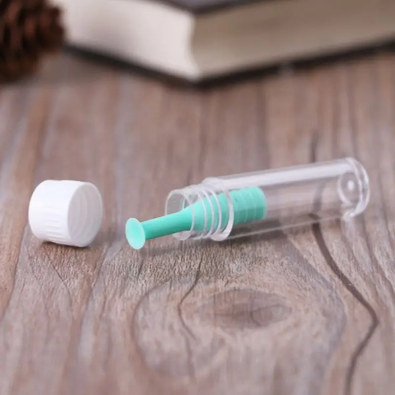 RGP Contact Lens Stick Sucker Suction Cup Silicone Lenses Remove Portable Travel Insert Removal Tool Soft Gel Silica