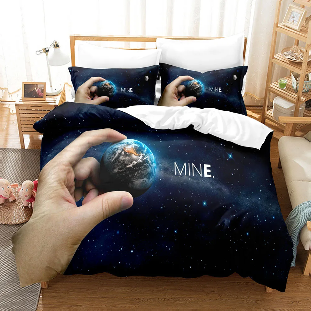 Love Hand Bedding Set Single Twin Full Queen King Size You And Me Hands Bed Set Children's Kid Bedroom Duvetcover Sets 3D 005 