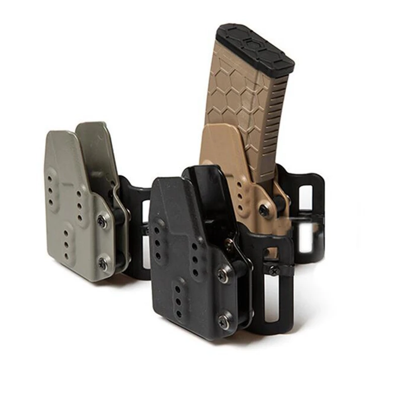 

5.56mm Tactical Mag Carrier Magazine Pouch Rifle Airsoft Belt Gun Holster Case Molle Pouch Military Fast Mag Pouch