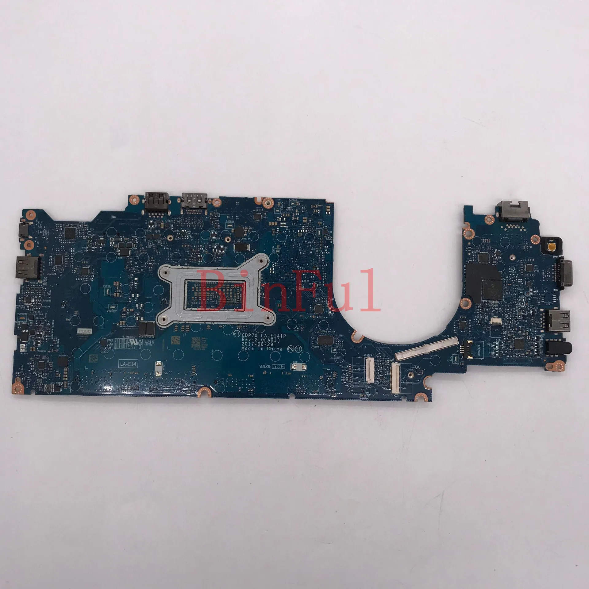 Высококачественная материнская плата для ноутбука Latitude E5480 CN-0PTPCW 0PTPCW CDP70 LA-E141P SR2FS I5-6440HQ cpu полностью протестирована
