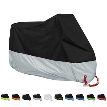 

Motorcycle cover M L XL 2XL 3XL 4XL universal Outdoor Uv Protector for Scooter waterproof Bike Rain Dustproof cover 10 colors