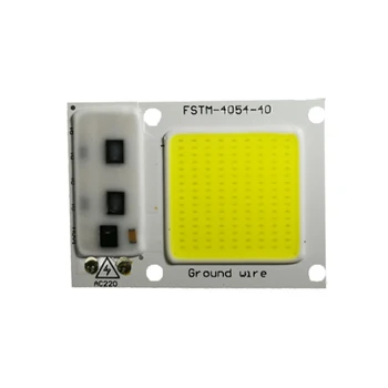 

1pc AC 220V 20W 30W 50W LED Floodlight COB Chip Cool White Smart IC Driver Lights Replacement Outdoor Lighting
