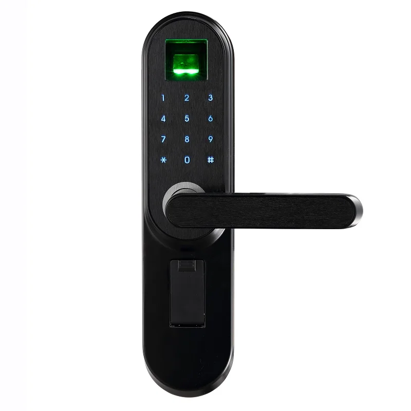 LACHCO Biometric Electronic Door Lock  Code Key Touch Screen Digital Password Fingerprin Smart door Lock keyless entry L19013F