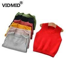 VIDMID/Детские жилеты, свитера жилеты для детей от 1 до 5 лет Детские свитера без рукавов, одежда детские вязаные свитера для мальчиков, жилеты 4112 03