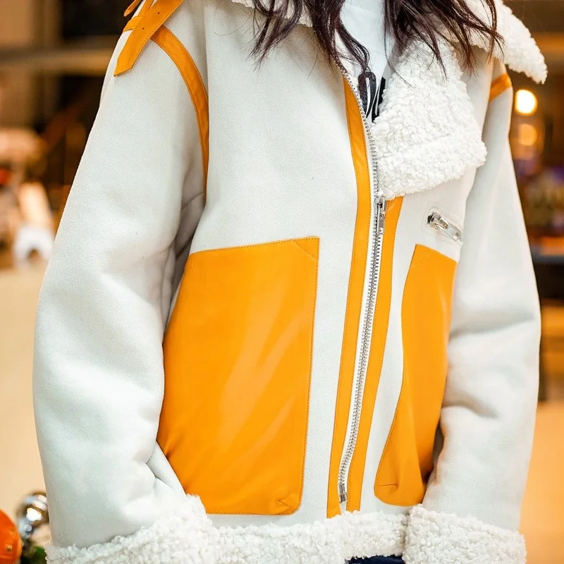 Рисунок 4 - Модная зимняя женская теплая мотоциклетная