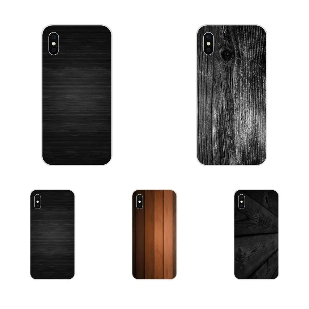 

Retro Black Wood For Xiaomi Redmi Mi 4 7A 9T K20 CC9 CC9e Note 7 9 Y3 SE Pro Prime Go Play Soft TPU Mobile Phone Case Cover