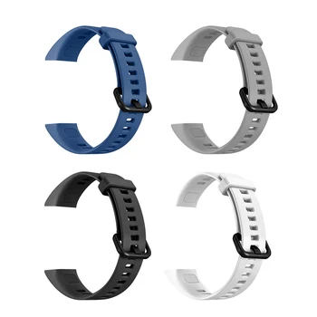 

Silicone Wrist Strap For HUAWEI Band 4 Smart Sport Bracelet Strap For HONOR Band 5i Standard Version Accessories