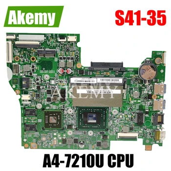 

SAMXINNO For Lenovo S41-35 Laotop Mainboard 14235-1 5B20J40575 Motherboard with A4-7210U CPU