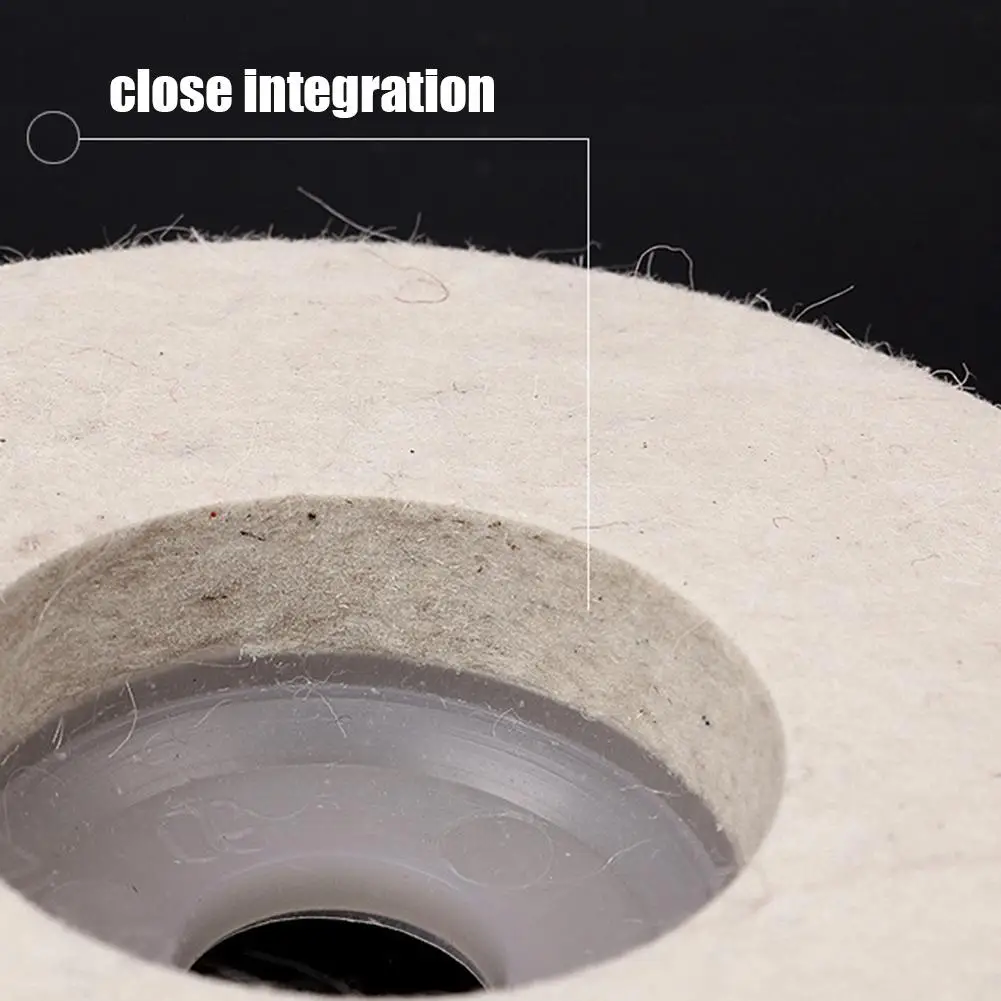 4 Inch High Quality Wool Felt Polishing Wheel Angle Grinder Disc For Rotary Tool 1 PC