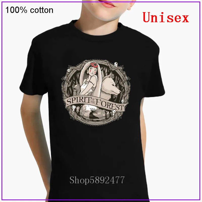 Новинка 2020 года Mononoke princess mononoke hime wolf nature spirit of the forest kodama Детская одежда для