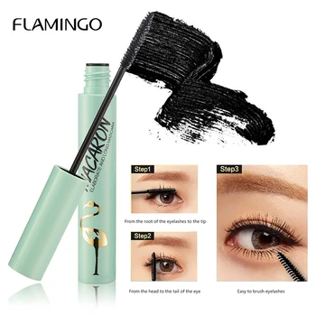 

Flamingo 7.5ml Profession Mascara Lengthening Waterproof Cosmetics Black Fashion High Quality Extension Makeup Eye Mascara 61213